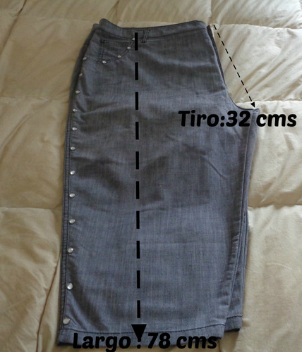 Bermuda Mujer Jean Talle Grande