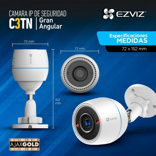 Imagen 3 de 7 de Camara De Seguridad Kit X3 1080p Wifi 2mp Exterior Full Hd