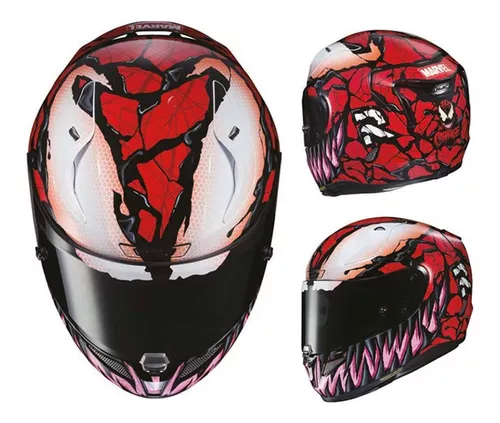 Mejores cascos de motos de Spiderman
