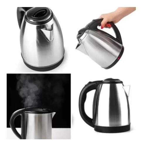 Chaleira Elétrica 1,8l Inox Aquecedor De Água Reforçado