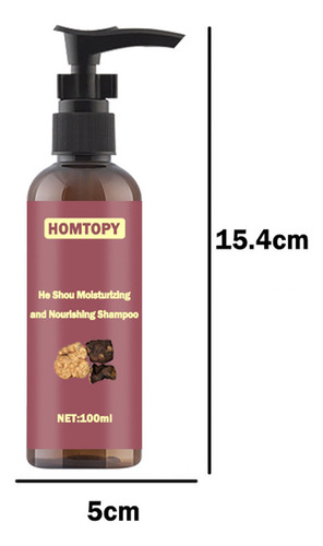Shampoo Refrescante Nutritivo Polygonum Multiflorum Para Coc