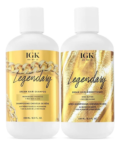 Conjunto De Shampoo E Condicionador Igk Legendary Dream Hair