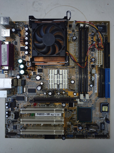 Motherboard Placa Principal Asus P4b533 A Revisar Reparar