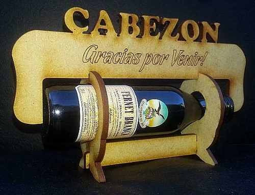 55 Porta Fernet 5cl. Souvenir Caja Porta Vino Fibrofacil