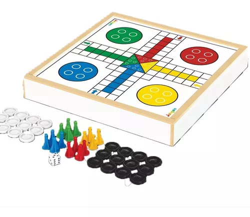 Jogo De Tabuleiro Ludo infantil coluna jogos educativos em Promoção na  Americanas