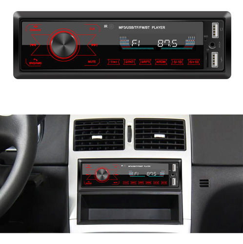 Reproductor Mp3 Estéreo M10 Para Coche, Radio Fm, Pantalla T