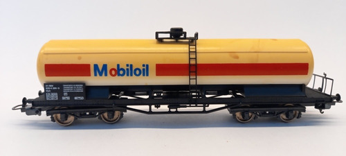 Lima Vagon Tanque Mobiloil Ejes Metalicos