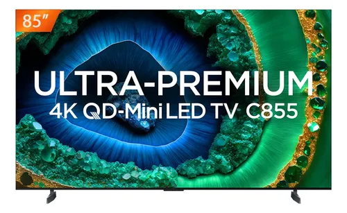 q-ly♡ Smart Tv Qd-mini Led 85 Google Tv Uhd 4k Tcl 85c855 120hz