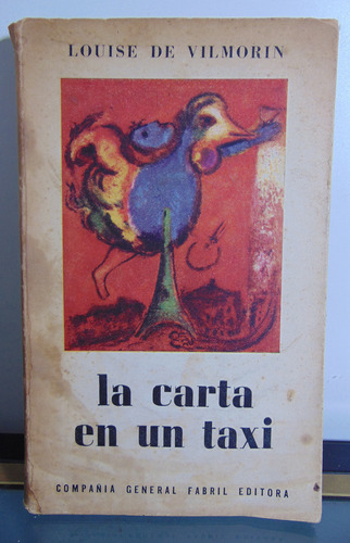 Adp La Carta En Un Taxi Louise De Vilmorin / 1960 Bs. As.