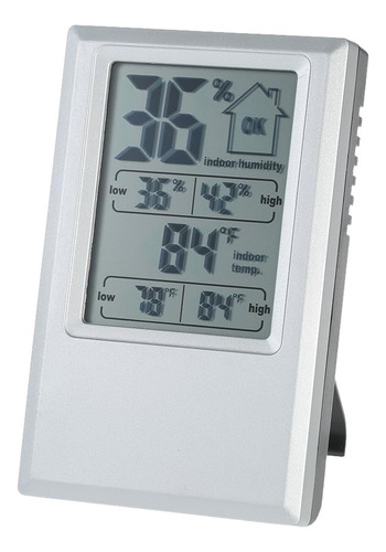 °c/°f Termômetro Digital Higrômetro Temperatura Interna