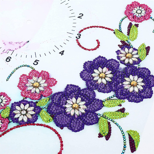 Imagen 4 de 7 de Reloj Diamond Painting Con Diamantes Cristal Y Mecanismo