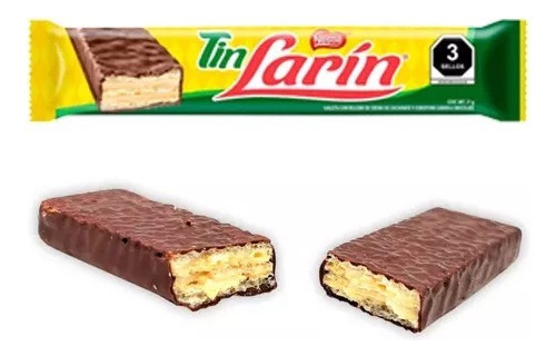 Tin Larín Chocolate Galleta Con Crema De Cacahuate 10pz 210g
