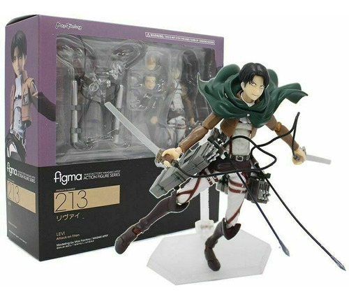 Attack On Titan Levi Ackerman Figma 213 Figura Juguete Model