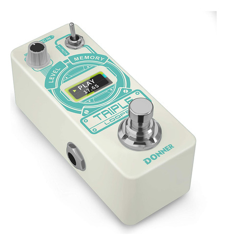 Donner - Pedal De Guitarra Triple Looper, Pedal Loop Con Pan