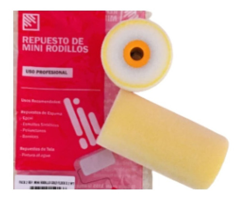 Repuesto Mini Rodillo Arte Foam De 07 Cm El Galgo Alfa Pintu