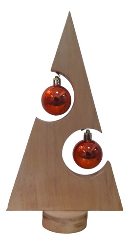 Arbolito De Navidad Madera Maciza Escandinavo 