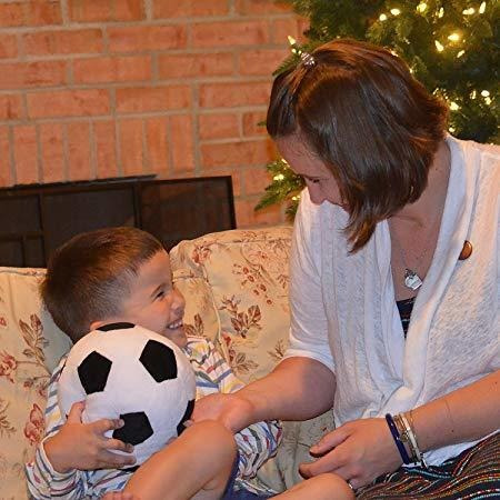 T Play Soccer Plush Fluffy Plush Soccer Ball Pillo