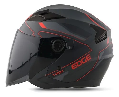 comprar Casco Moto Semi Integral Edge Jaguar T-rox Doble Visor