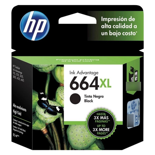 Cartucho Original Hp 664 Xl Negro Hp 2135 3635 4535