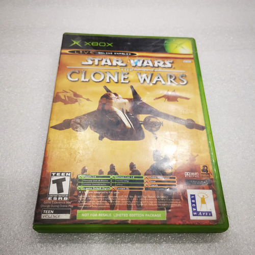 Star Wars The Clone Wars & Tetris Worlds Xbox Clasico Fisico