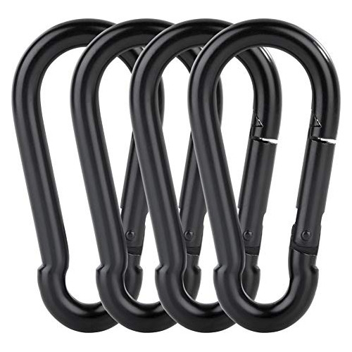  4 Pack 3 8 Spring Snap Hook Carabiner M10 Metal Steel ...