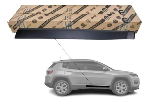 Moldura Lateral Direita Jeep Compass Friso Porta Dianteira