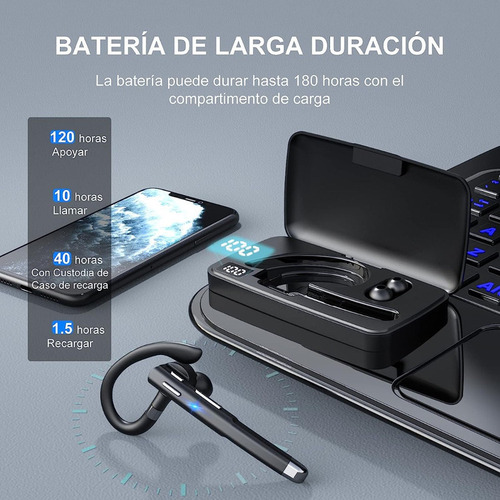 - Videojuego Intraural Inalámbrico Wohingo Yyk-520 Negro