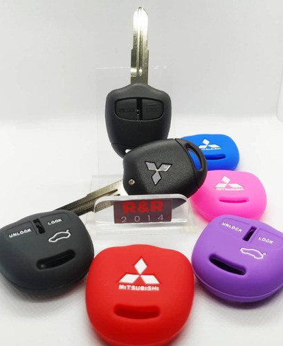 Imagen 2 de 2 de Forro Protector Llave Telemando Mitsubishi Lancer Y Montero.