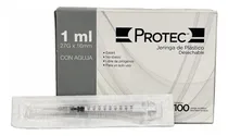 Comprar 100pz Jeringa Protect Hipodermica Esteril 27g X 16mm 1ml
