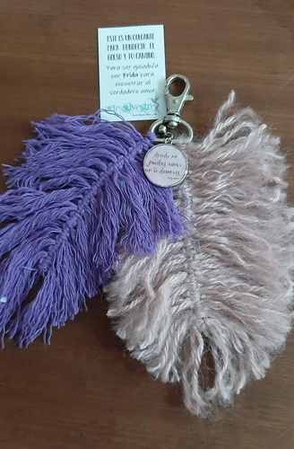Imagen 2 de 2 de Llavero Y/o Protector Identificador De Bolso Del Amor