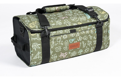 Bolso Weekender 20/30 Lts Chilly Doodle Wall