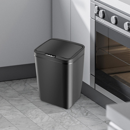 Qe1 Cubo De Basura De Inducción Inteligente, Botes De Negro