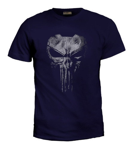 Camiseta 2xl - 3xl Punisher Logo Chaleco Comic Hombre Zxb