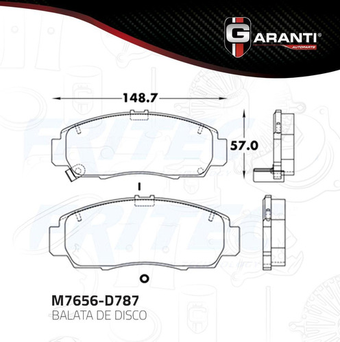 Balata Para Acura Tl 1999 - 2008 (garanti)