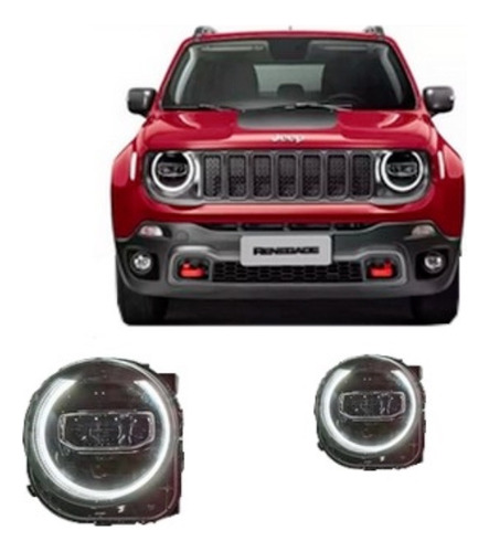 Farol Full Led Jeep Renegade 2015 A 2020