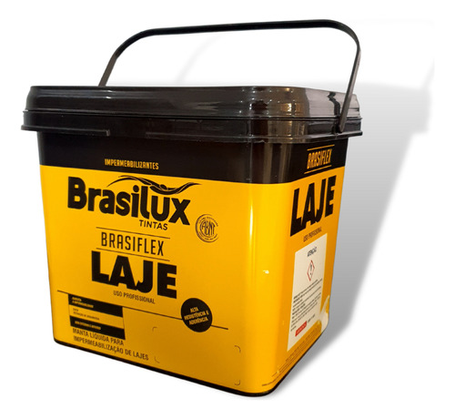 Manta Líquida Para Laje Brasiflex 3,6 Litros Brasilux Cor Branco