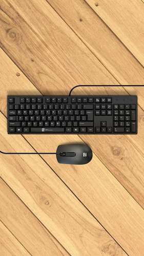 Imagen 5 de 6 de Kit De Teclado Y Mouse Optico De Cable Usb Para Pc Laptop