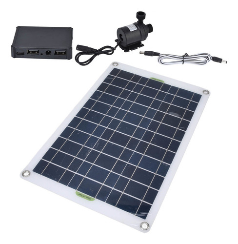 Kit De Bomba De Agua De Energía Solar 50w Panel 800l/h 12v D