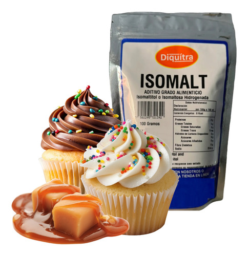 Isomalt En Polvo Sustituto De Azúcar (caramelo) 100g