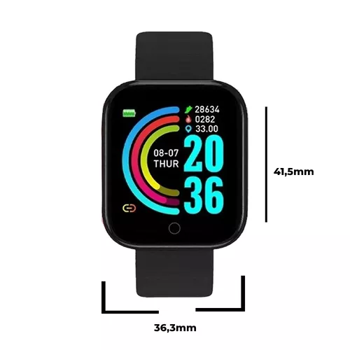 Relógio Inteligente Smart Band Smart Watch D20 Y68 Pulseira