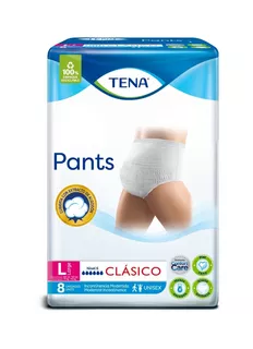 Pañales para adultos descartables Tena Ropa Interior Pants Clásico L x 8 u