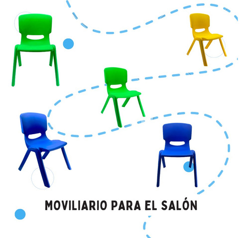 Silla Infantil Extra Reforzada Colores A Escoger
