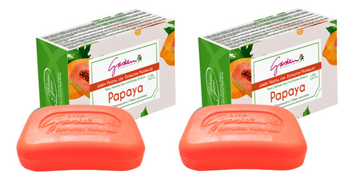 2 Jabon De Papaya 80g - g a $104