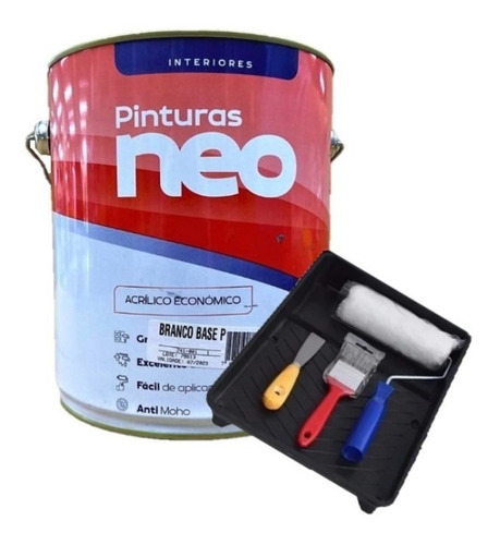 Pintura Dacar Látex Neo 18 Lts + Kit Pintor 