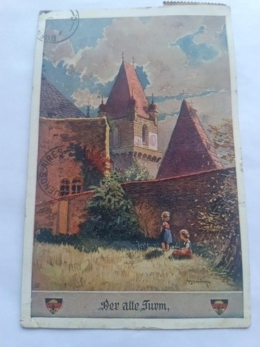 Austria Postal A Argentina 1921 Der Atte Turm Tschinkl Arte