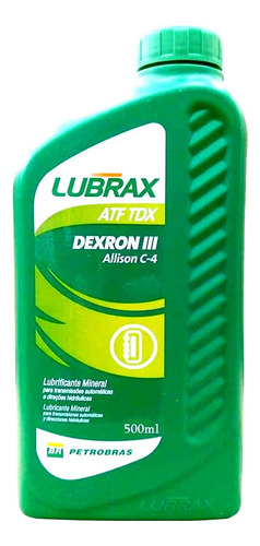 Lubrax Atf Tdx Dexron 3 Transmissões / Direção 500ml