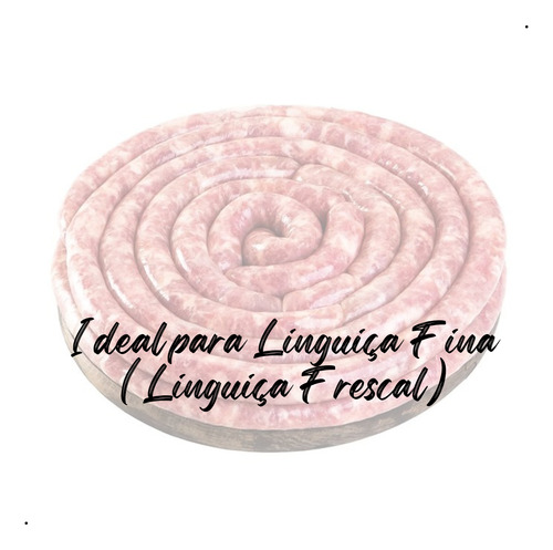 Kit 3 Tripas Sintéticas Fazer Linguiça Fina Calibre 22