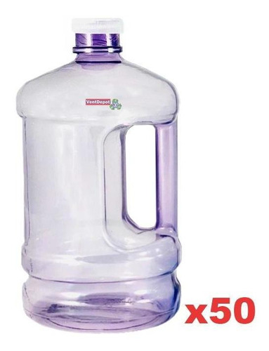 Venta De Mini Garrafón Color Morado, Mxbit-006, 50 Pzs, 2l,