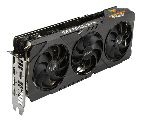 Imagen 1 de 4 de Placa de video Nvidia Asus  TUF Gaming GeForce RTX 30 Series RTX 3070 TUF-RTX3070-O8G-GAMING OC Edition 8GB