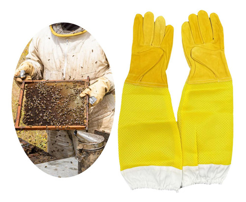 Guantes De Apicultor Profesionales Con Mangas Largas